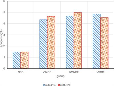 Expression of miR-320 and miR-204 in myocardial infarction and correlation with prognosis and degree of heart failure